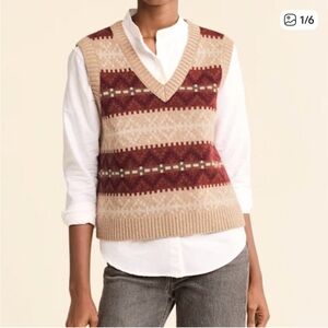 Pendleton Women's Lambswool Harlow Sweater Vest NEW